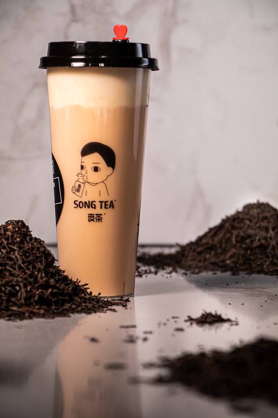 Jasmine Tieguanyin Milk Tea 浪费绳命茉莉铁观音奶茶